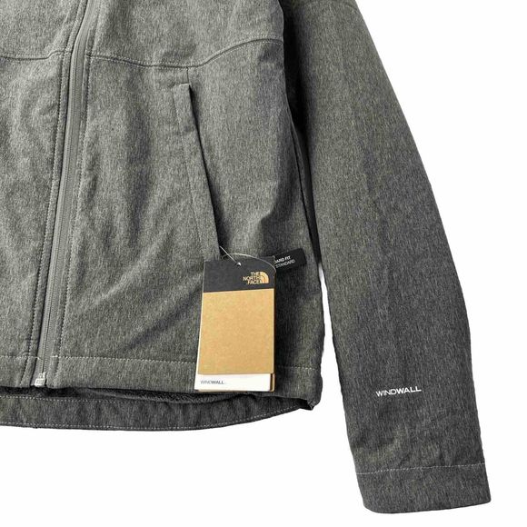 New Womens North Face Coat Jacket XS Fleece Lined Warm Water & Windbreaker Grey - Picture 6 of 12
